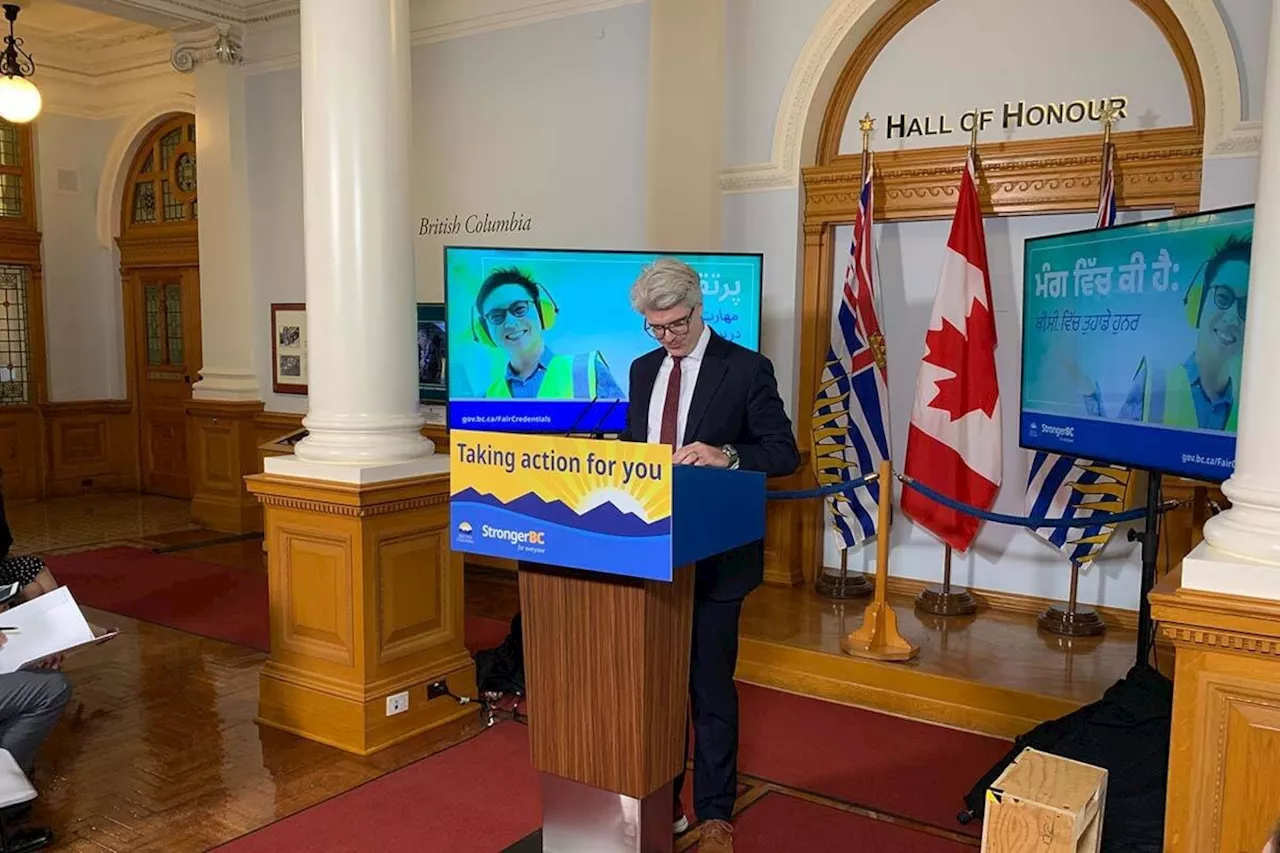 B.C. tables legislation to attract more foreign-trained workers