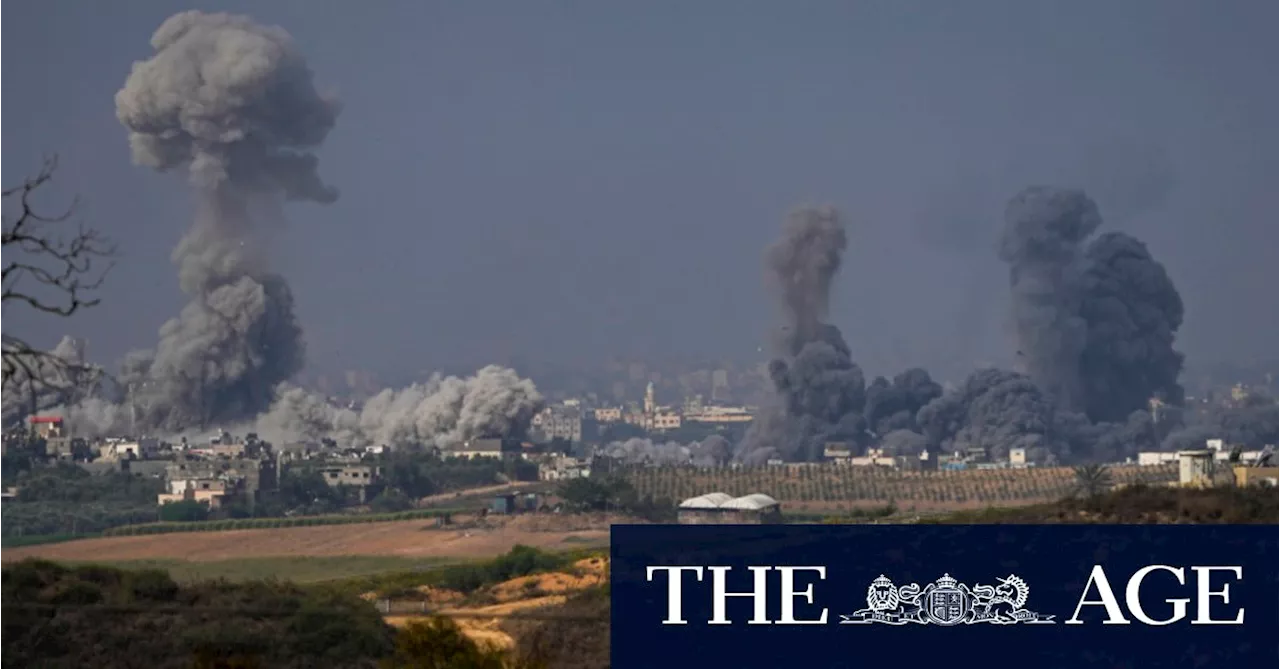 Israel escalates bombing of Gaza Strip, Hamas says at least 5700 Palestinians dead