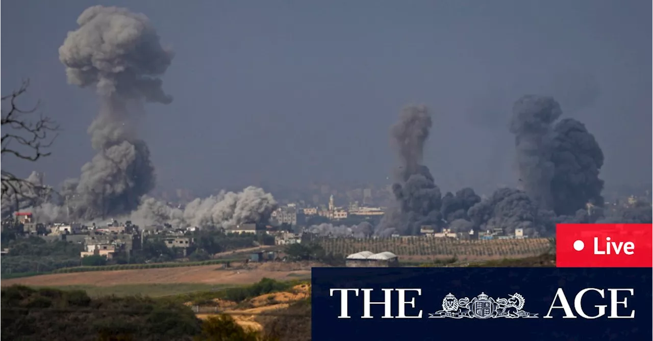 Israel-Hamas conflict live updates: Israel escalating bombardment of Gaza ahead of ground invasion against Hamas