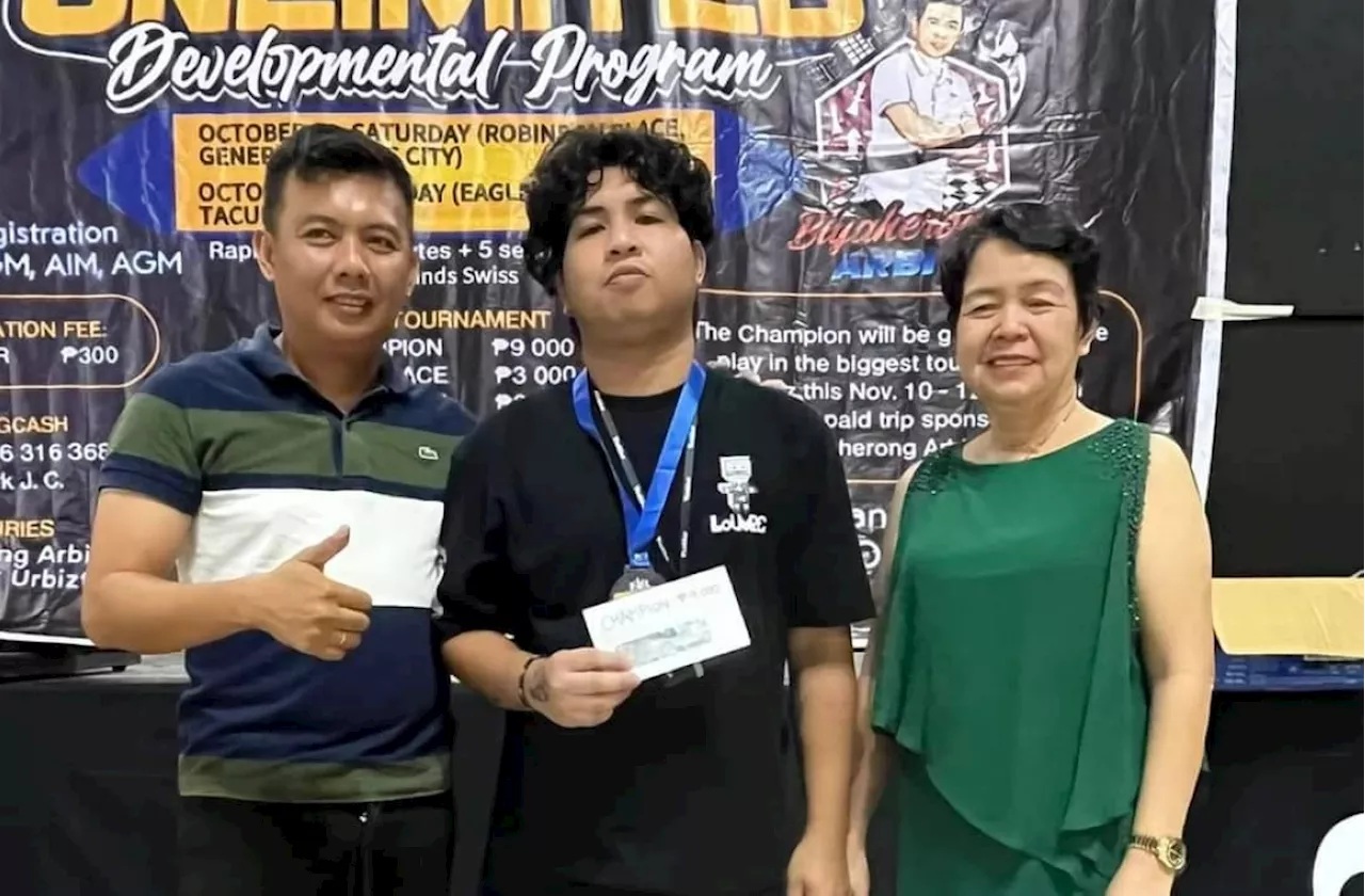 Literatus tops GenSan leg of Rising Chess Unlimited