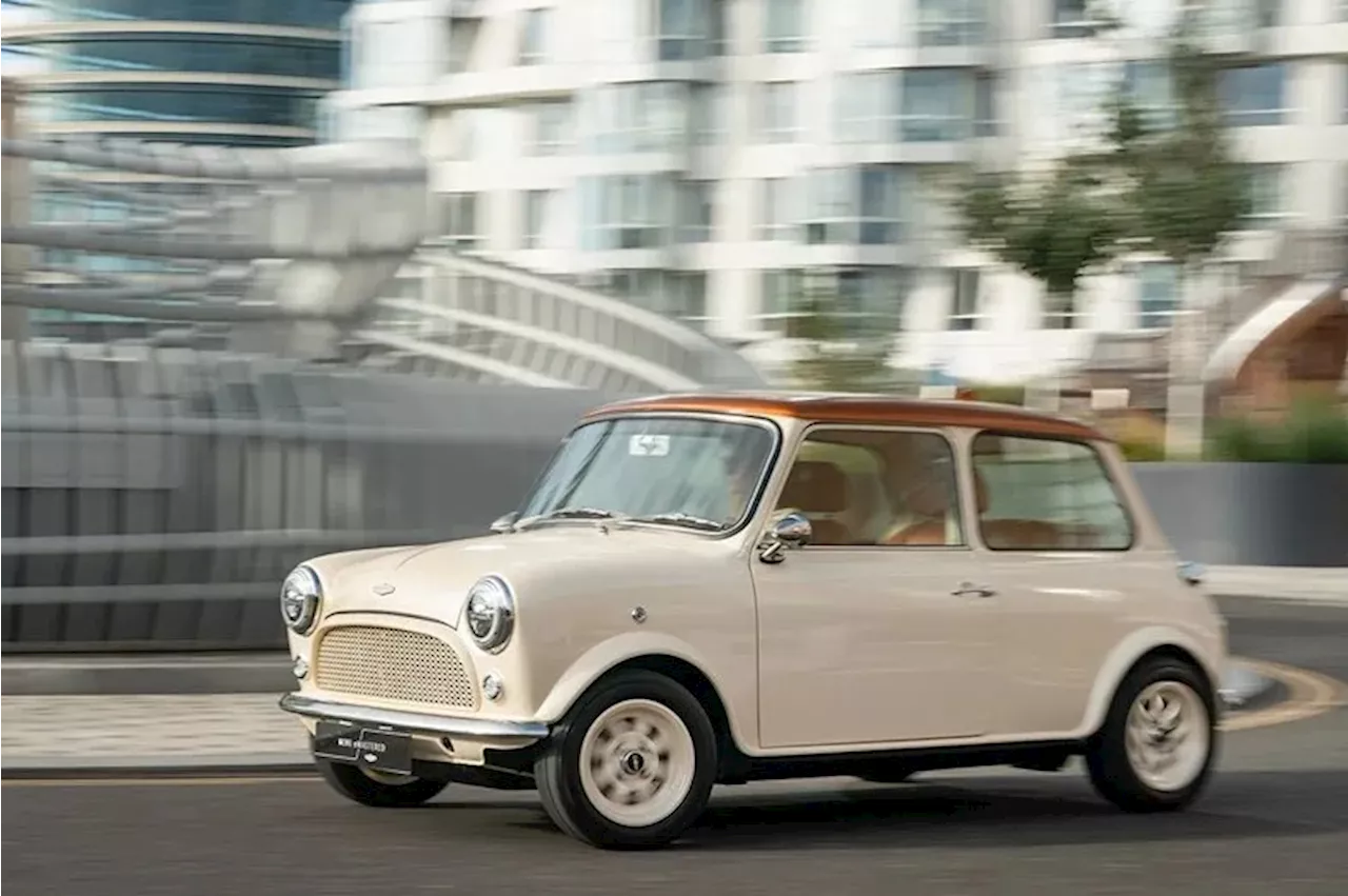 Inside Mini eMastered as car company unveils new electric version of classic British motor...