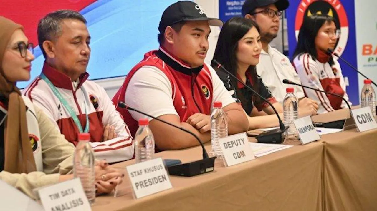 CdM Angela Dan Menpora Lecut Semangat Atlet Indonesia yang Berjuang di Asian Para Games 2022