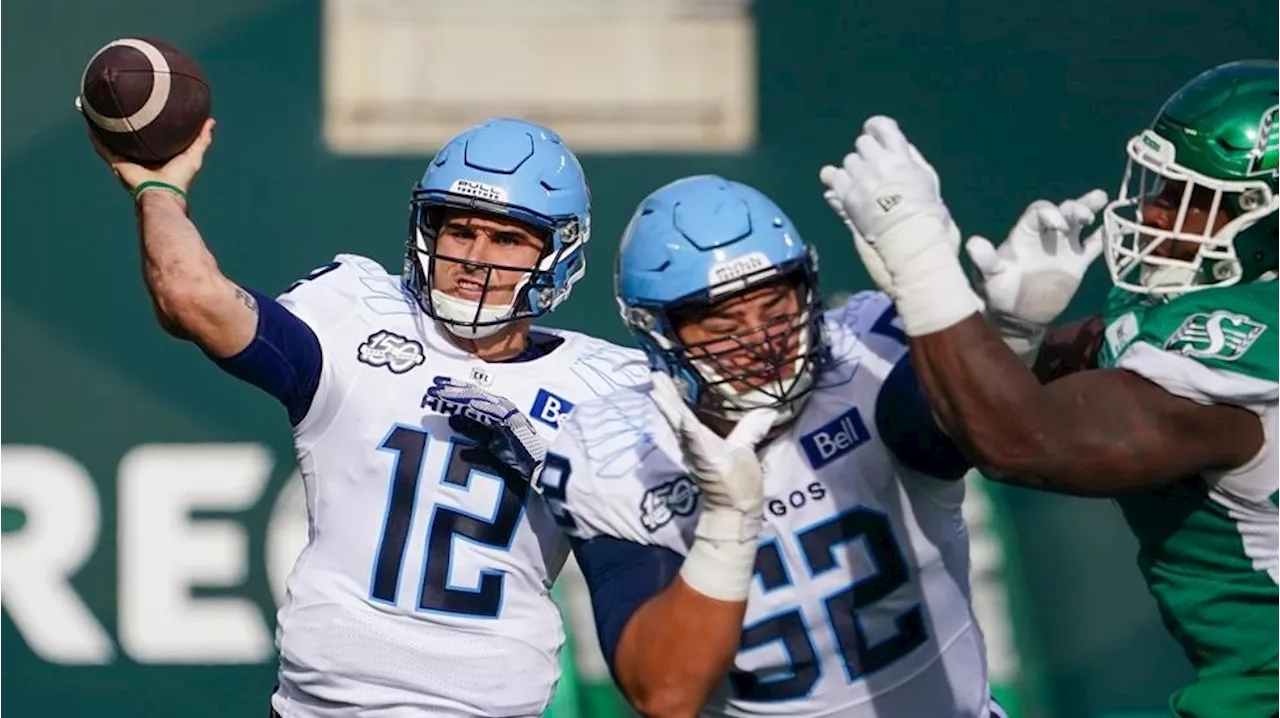 Argos quarterback Kelly earns fourth CFL honour roll nod