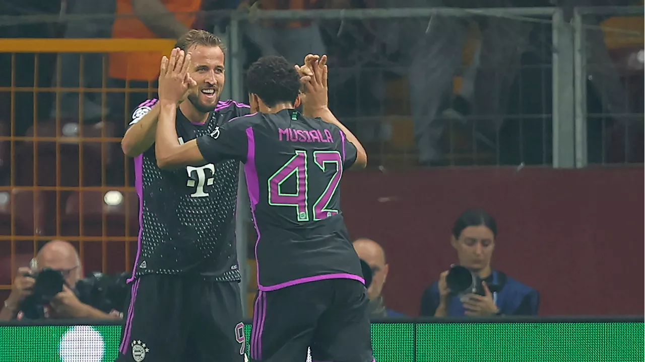 Kane scores to lead Bayern Munich over Galatasaray in the Champions League