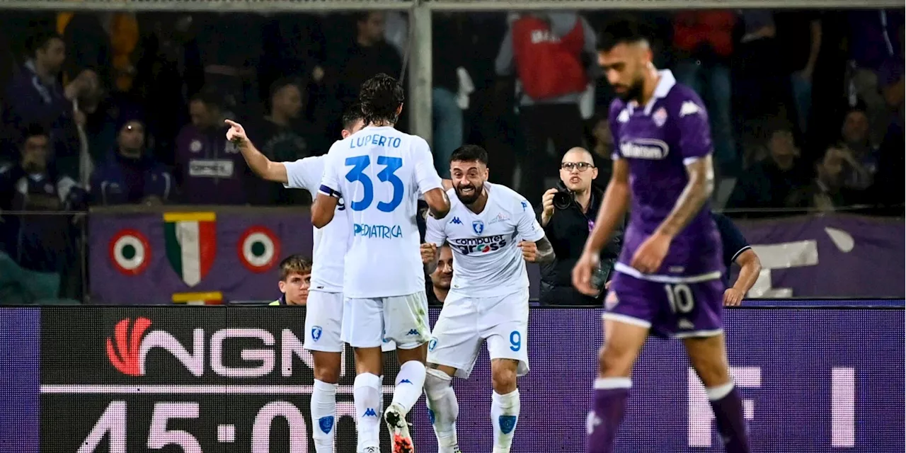 Fiorentina ko con l'Empoli: Caputo e Gyasi gol, Italiano è a -3 dalla Juve