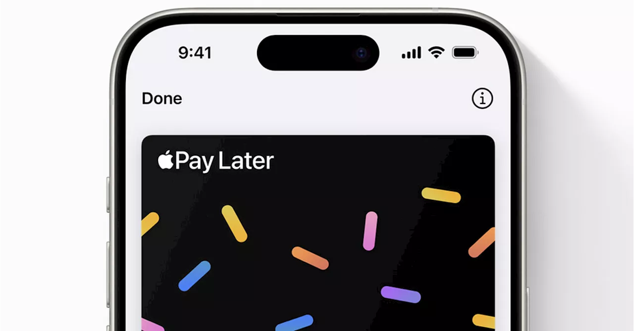 Apple Pay Later is rolling out to all users in the US