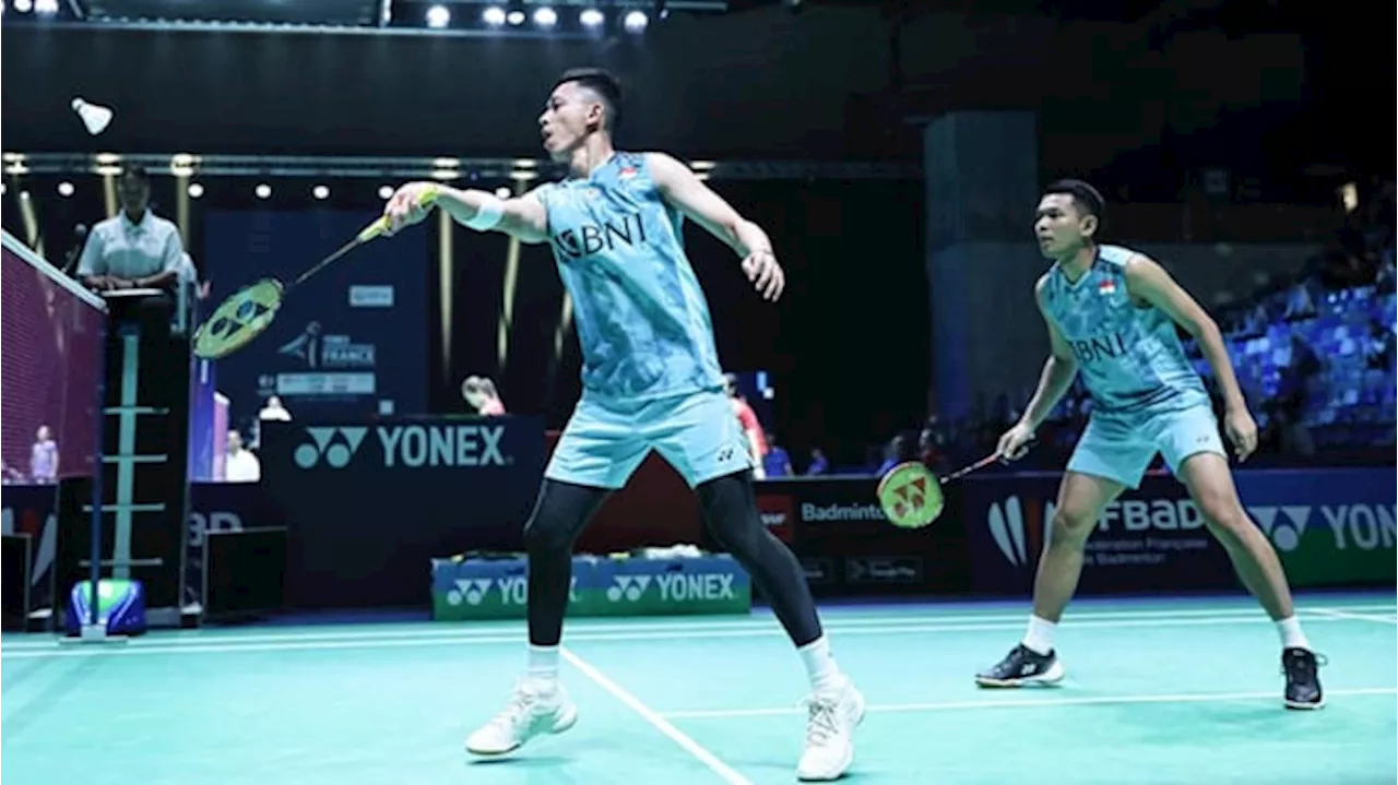 Fajar/Rian Habisi Ganda Skotlandia di Babak Pertama French Open 2023