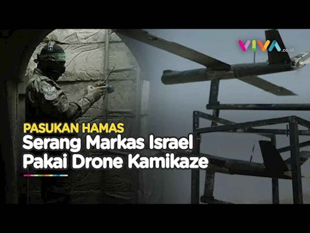 Hamas Rilis Video Drone Kamikaze Bantai 'Sarang' Israel