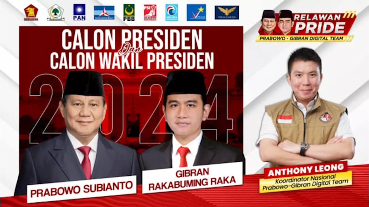 Pendukung Prabowo-Gibran Yakni Relawan Pride Siapkan Kampanye Udara Memenangkan Pilpres