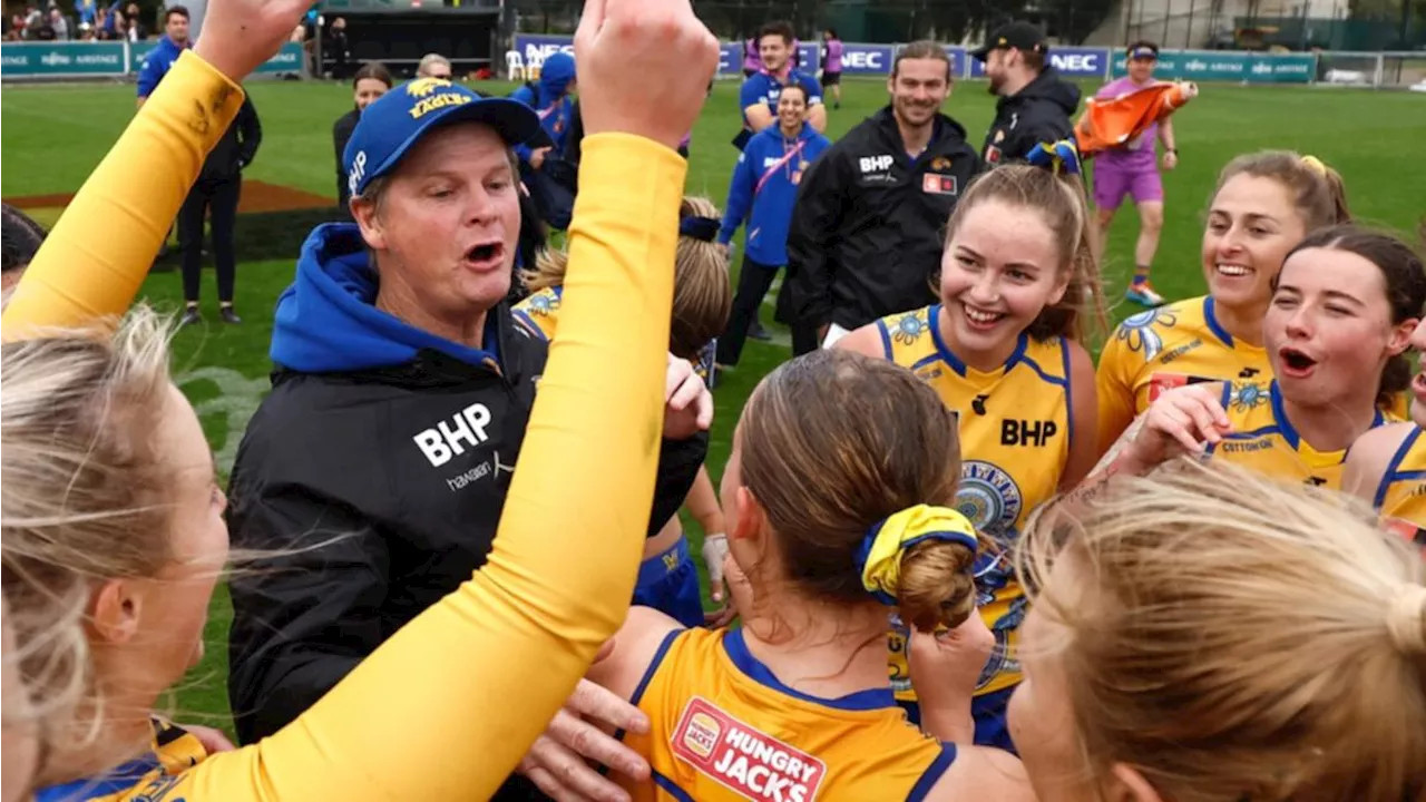 West Coast AFLW coach Michael Prior quits two weeks after ‘unacceptable’ fixture controversy