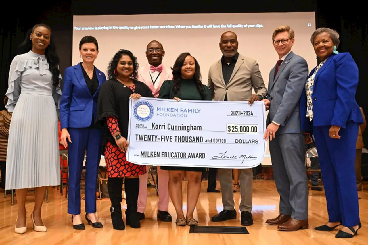 Birmingham teacher surprised with $25,000 Milken Educator Award