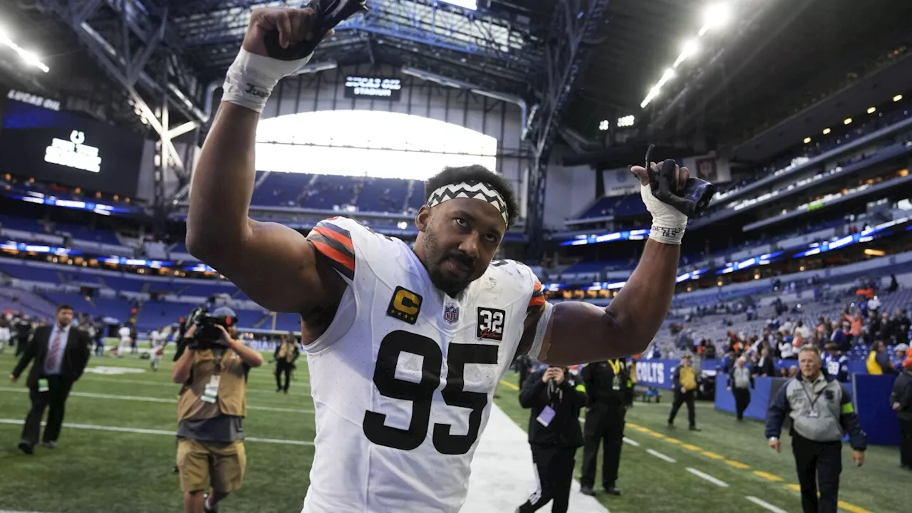 Browns defensive star Myles Garrett buys minority ownership stake in NBA's Cleveland Cavaliers