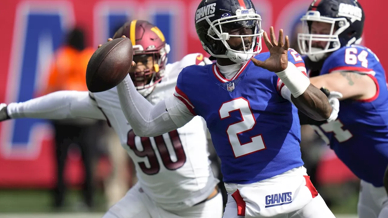 Tyrod Taylor seemingly in line for his third straight start for Giants with Daniel Jones not cleared