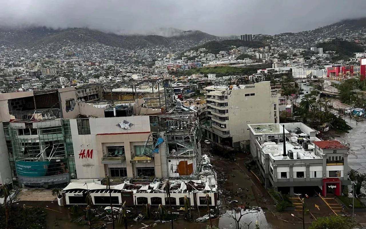 Acapulco: primeras imágenes aéreas del daño provocado por Otis