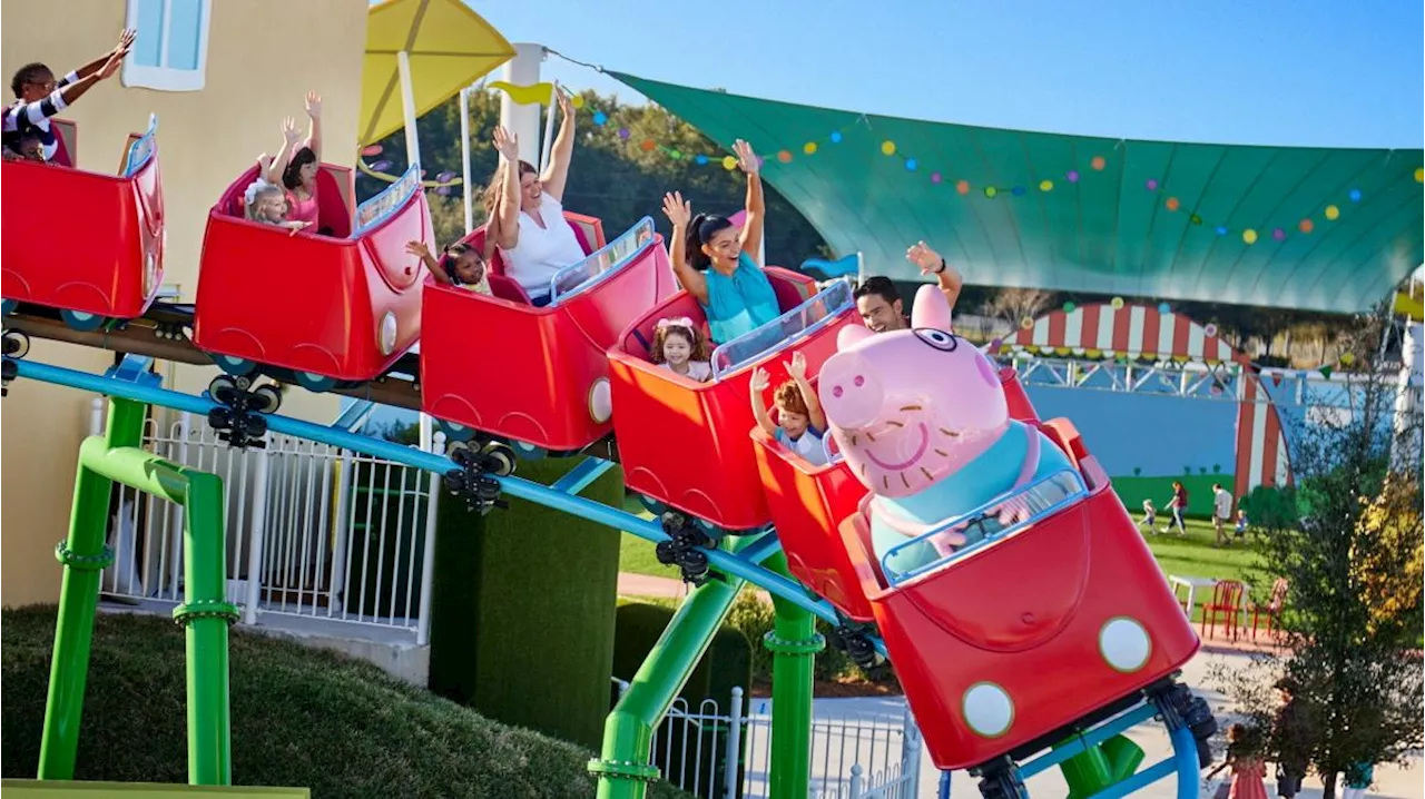 Eröffnung 2024: Im Peppa-Pig-Park gibt es eine Achterbahn für Kinder