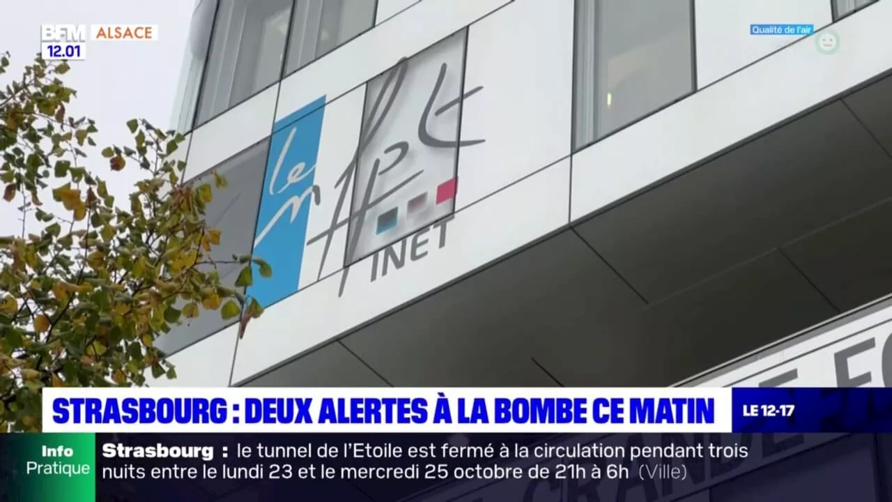 Strasbourg: deux alertes à la bombe en une matinée, la préfète dénonce un 'jeu stupide'