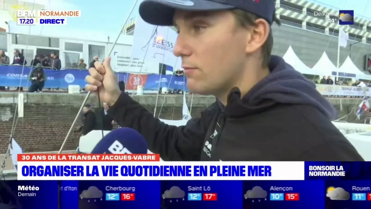 Transat Jacques-Vabre: le skipper havrais Thimoté Polet est prêt au départ