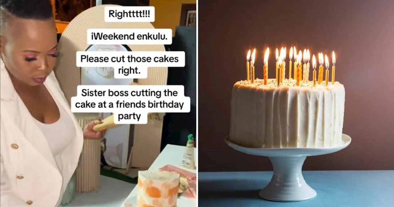 Creative Woman’s TikTok Video Demonstrating Foolproof Cake-Cutting Skills Goes Viral With 5.8M Views