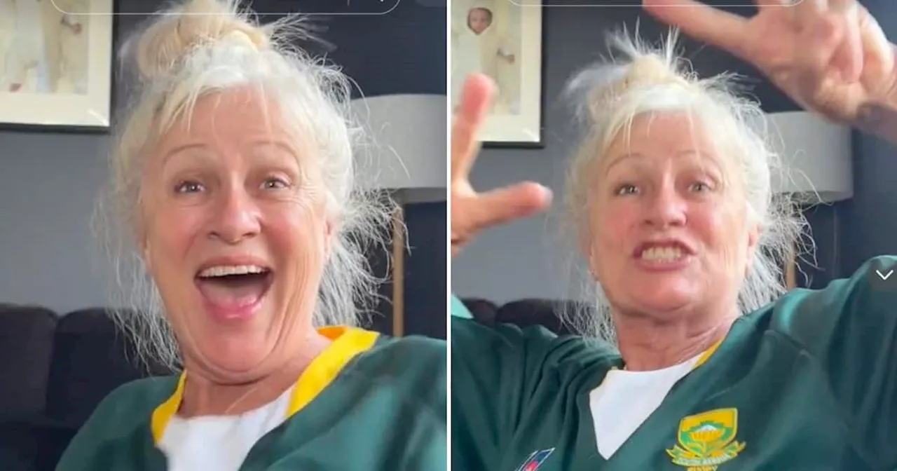 Tipsy Lady in Springboks Jersey Accidentally Cheers for All Blacks, Video Amuses South Africans