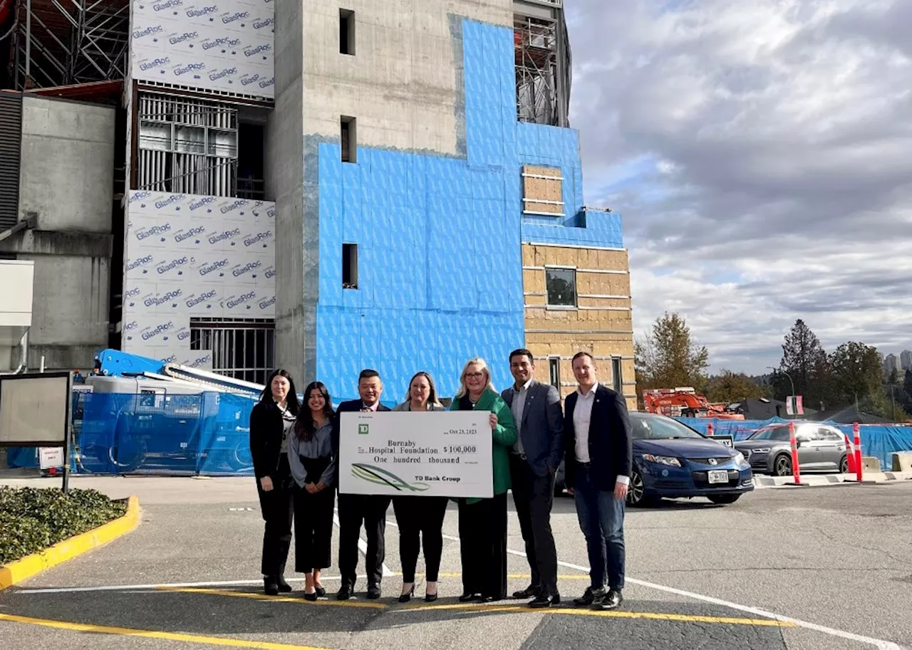 New Burnaby Hospital mental health unit — still being built — receives $100K donation