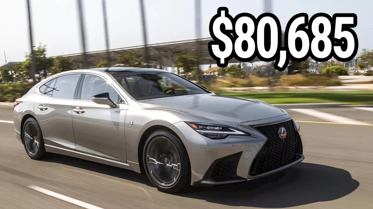 2024 Lexus LS Climbs Above $80k, Gets Digital Cluster And New Safety Tech