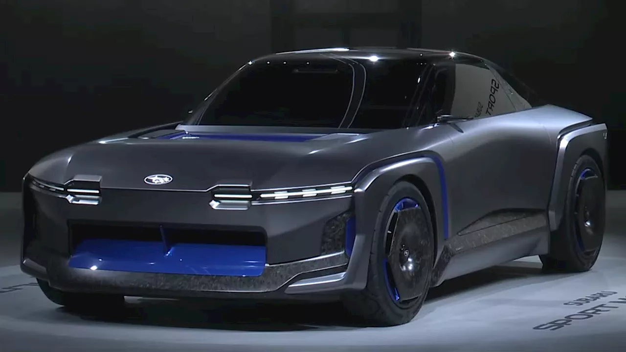 Subaru Sport Mobility Concept Unveiled As A Sporty, Electric Coupe