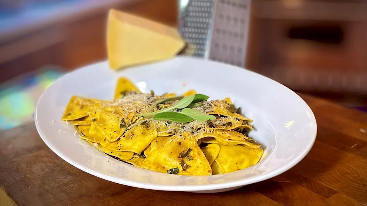 Butternut Squash Ravioli with Brown Butter Sage | Cooking with Styles