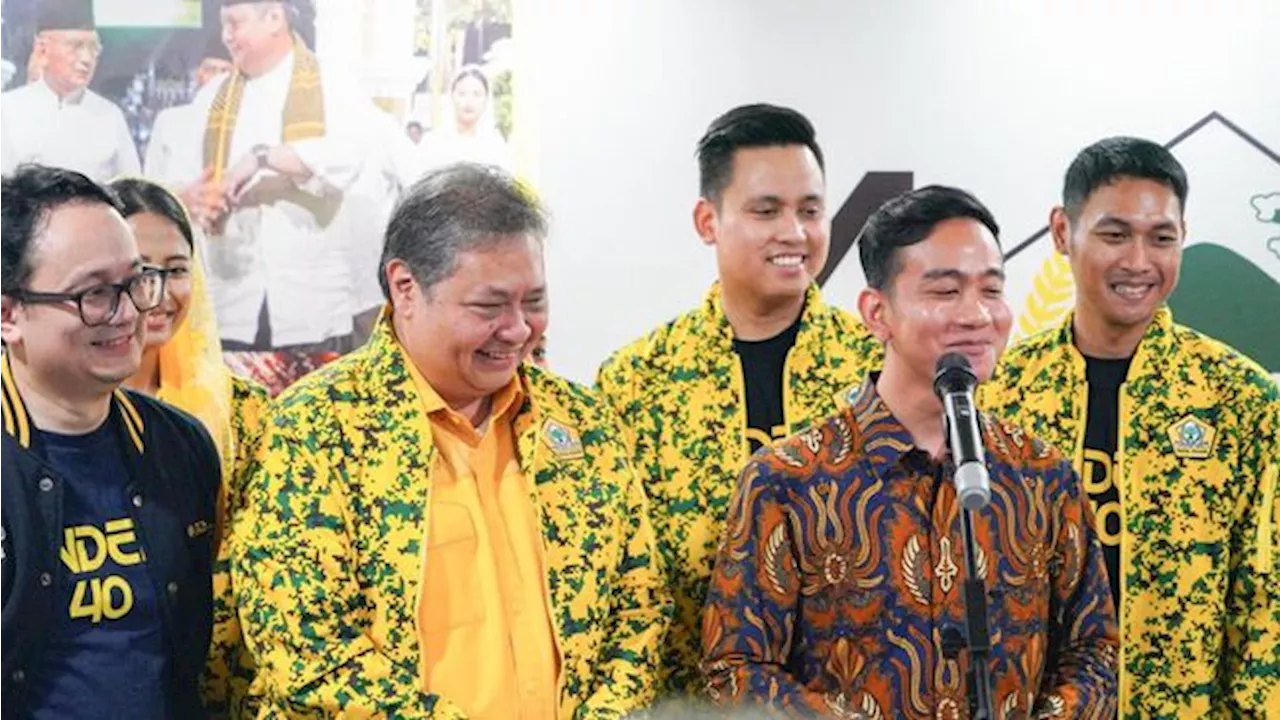 Gibran PDIP Bakal Gabung Golkar? Begini Kata Airlangga