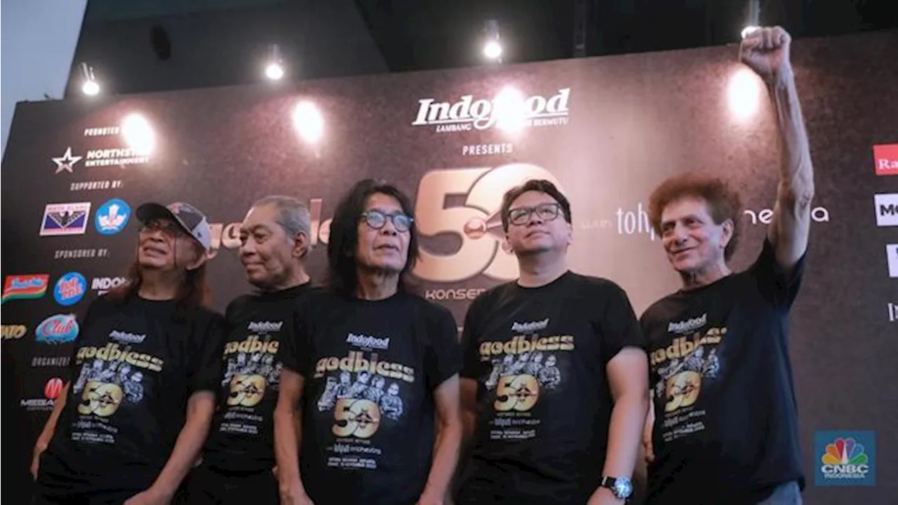 Potret Band Godbless Jelang Konser Emas 50 Tahun Berkarya