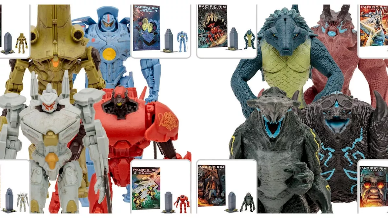 McFarlane Toys Debuts Pacific Rim Figures With Jaeger and Kaiju Waves