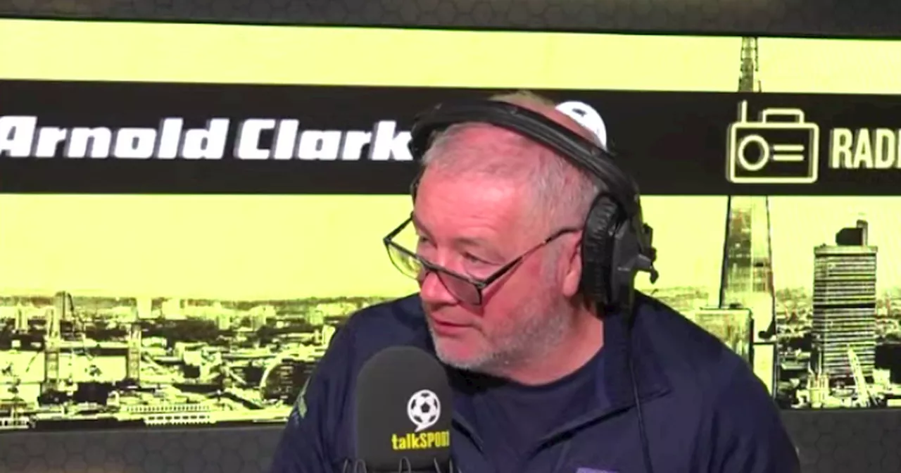 Ally McCoist asks Alan Brazil 'are you winding me up' after Gerrard surprise