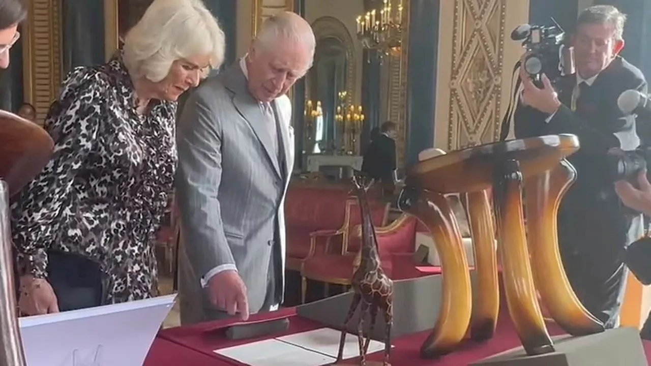 Touching moment King Charles reminisces over photograph of Treetops - the iconic Kenyan hideaway...