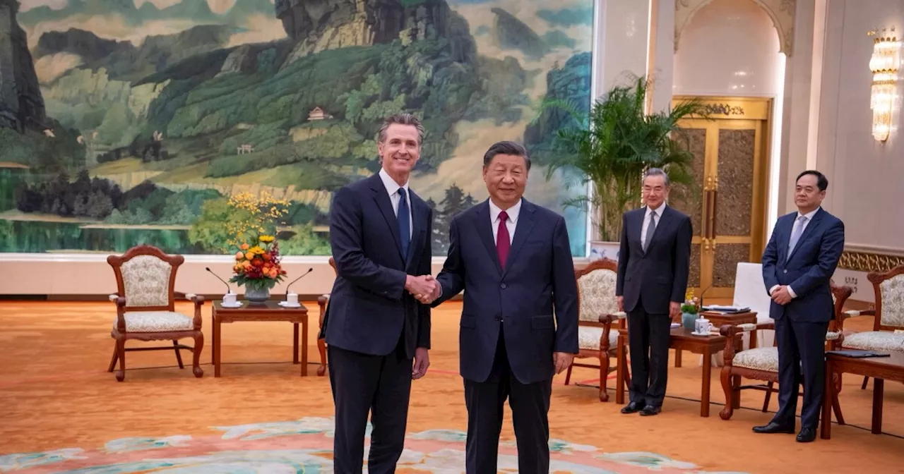 Newsom defends failure to address human rights abuses with China's Xi Jinping