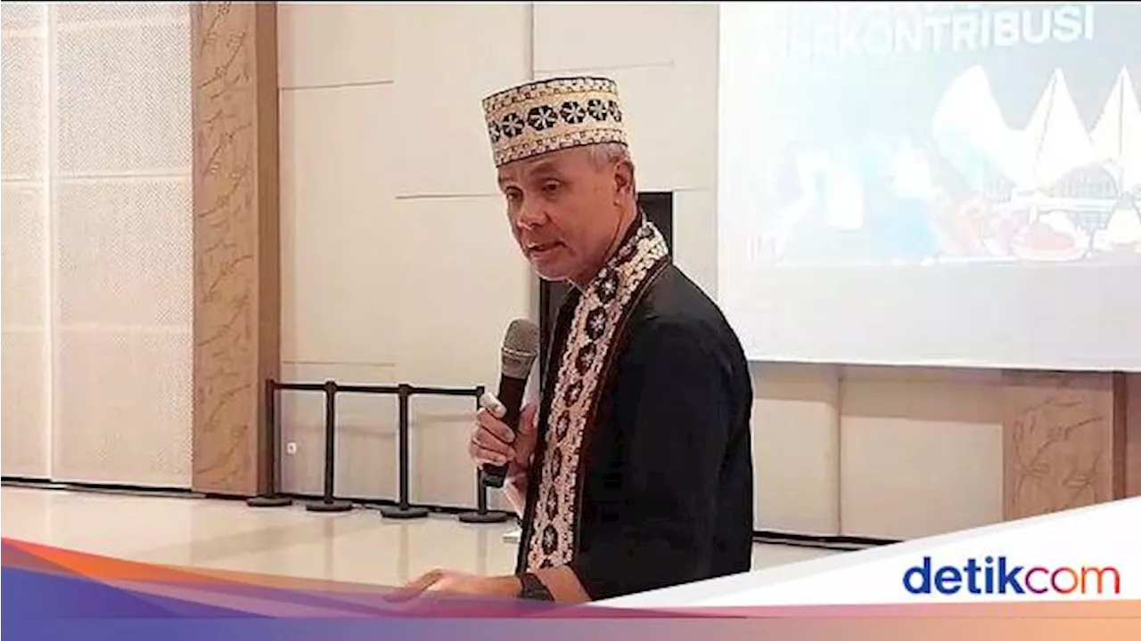 Ganjar Pranowo Ucapkan Selamat untuk Gibran yang Resmi Daftar KPU