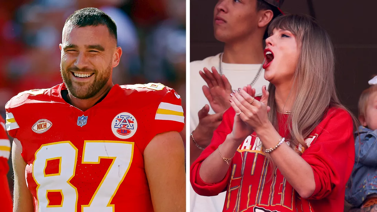 Travis Kelce Reacts to Stats About Taylor Swift Improving His Football Game