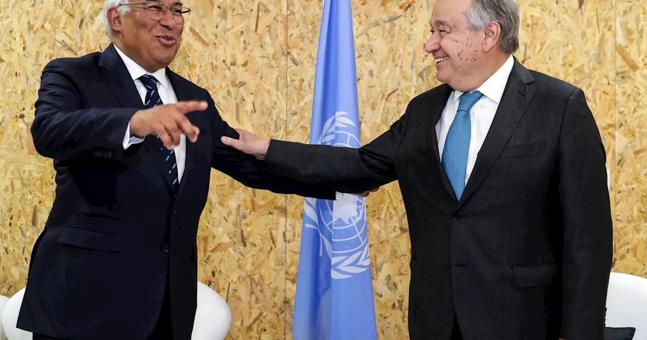 Costa diz que Guterres tem sido 'exemplar' e envia-lhe mensagem de solidariedade