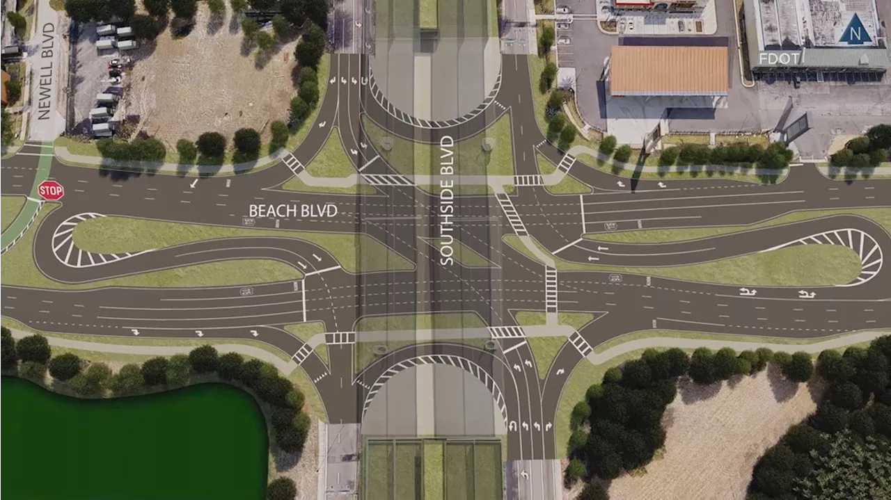 FDOT making improvements to Median U-Turn at Southside and Beach Blvd