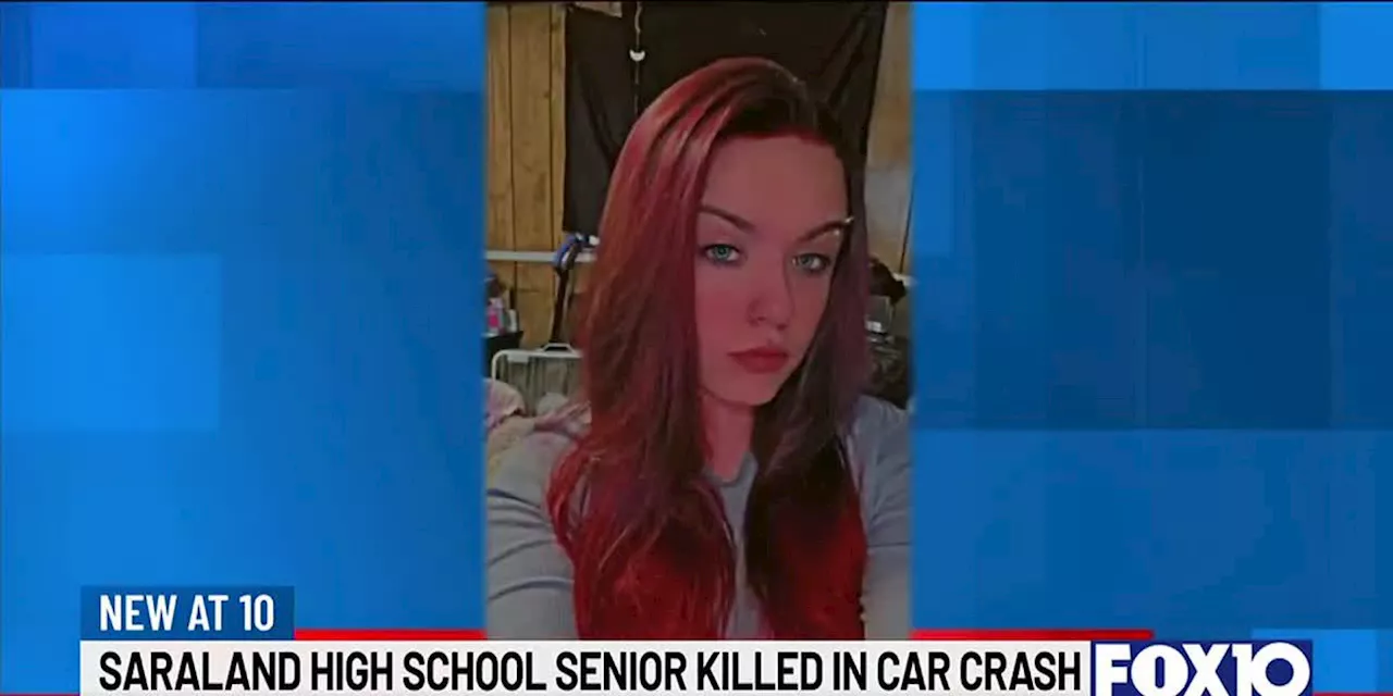 Saraland teenager killed in car wreck on Celeste Road