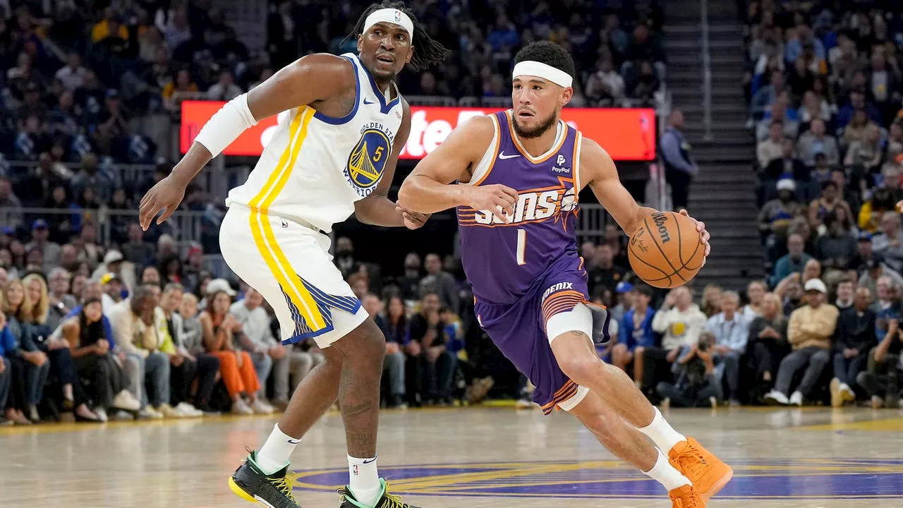 Booker, Durant lead Suns past Curry and Warriors 108-104 in season opener