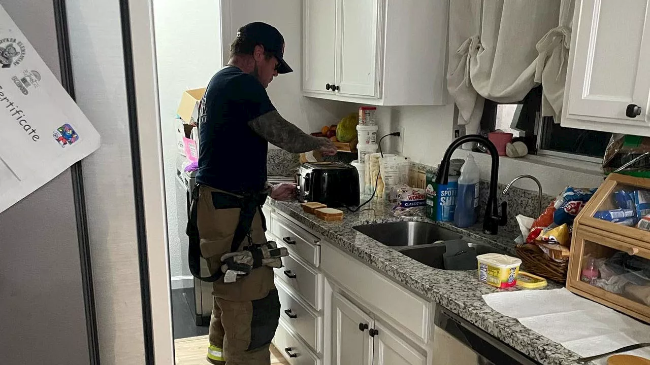 Firefighter goes above and beyond, cooks breakfast for children during emergency call