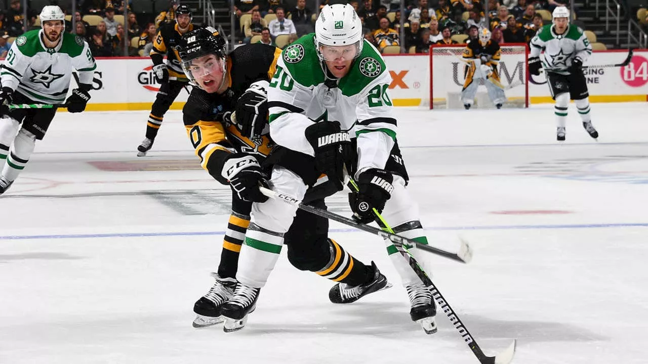 Thomas Harley and Wyatt Johnston's 3rd-period goals help Stars defeat Penguins 4-1