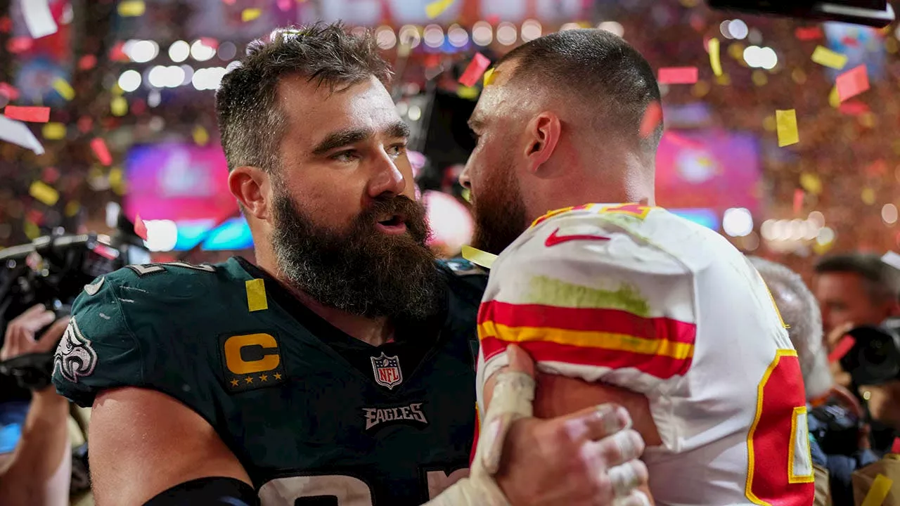 Eagles’ Jason Kelce expresses concern for brother Travis Kelce amid budding romance with Taylor Swift