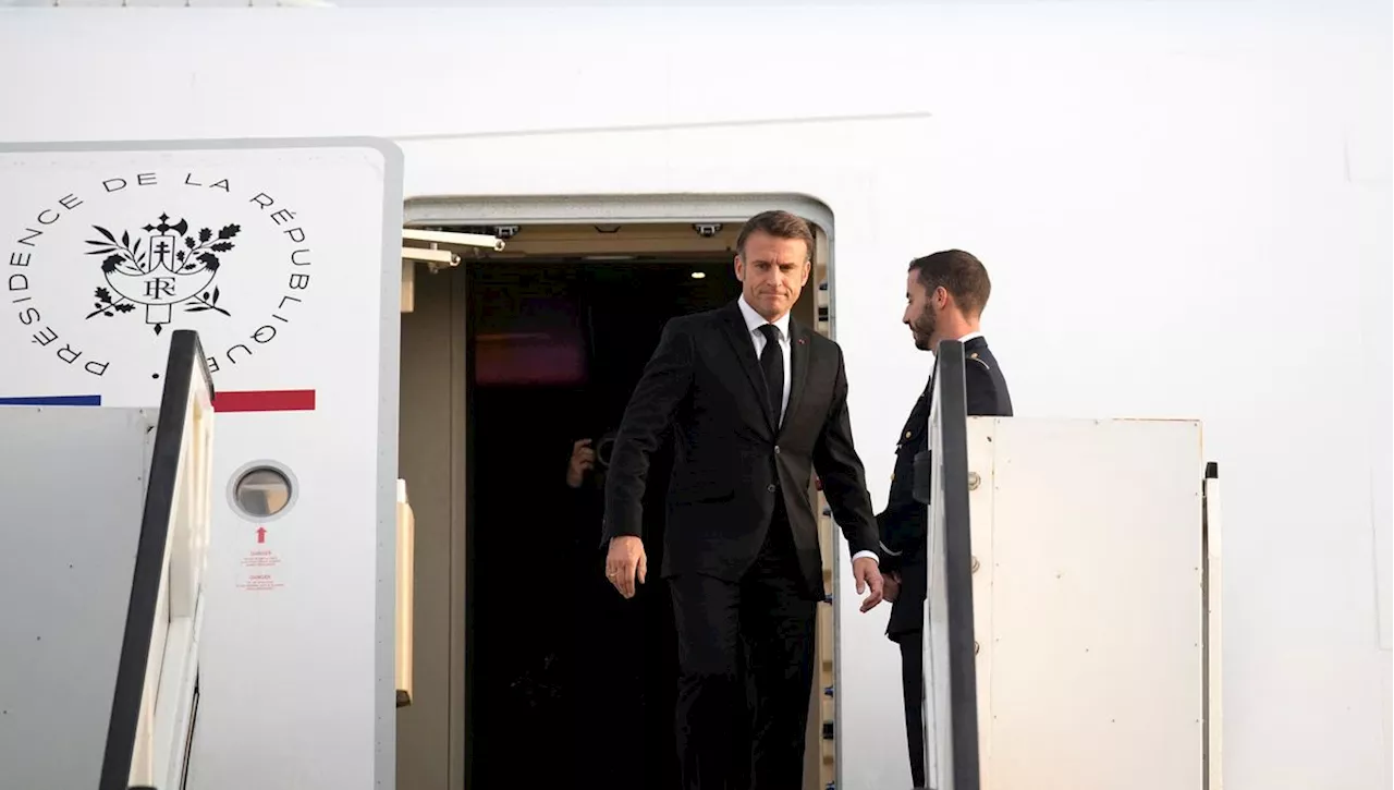 Visite d'Emmanuel Macron en Israël : 'Il faut poser la perspective' d'une solution de paix