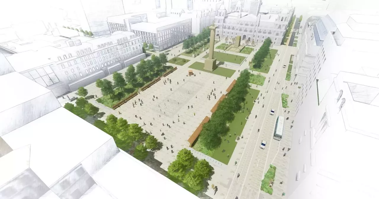 New images of Glasgow George Square revamp show water feature and kids play area