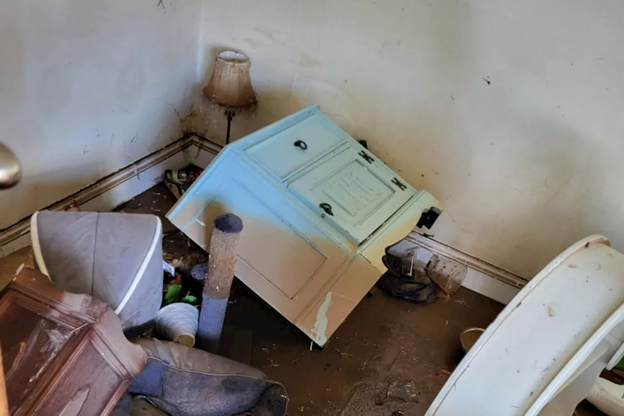 Woman’s £40,000 restoration of mother’s house destroyed by Storm Babet flooding