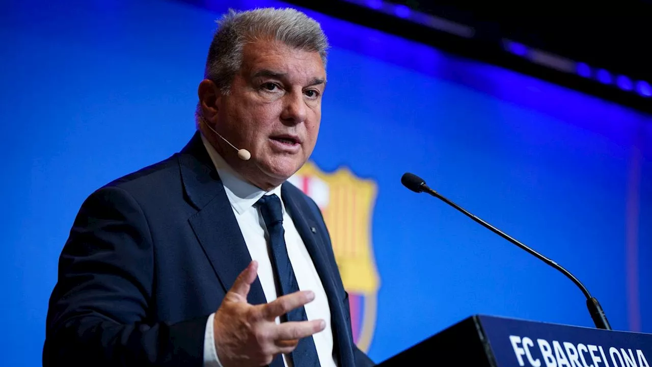 Joan Laporta meets with four former Barcelona presidents to discuss defence for 'Negreira case' as club prepares to fight against 'attacks and slander'