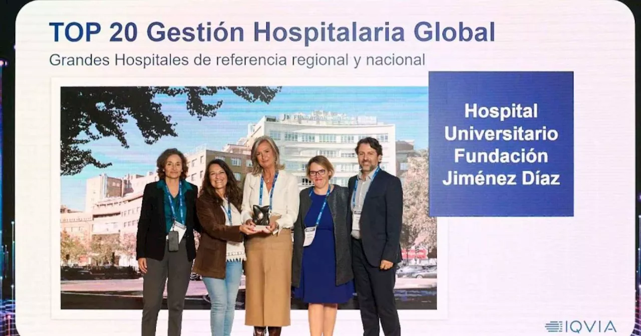 La Jiménez Díaz, premiada por sexto año consecutivo por su gestión hospitalaria global