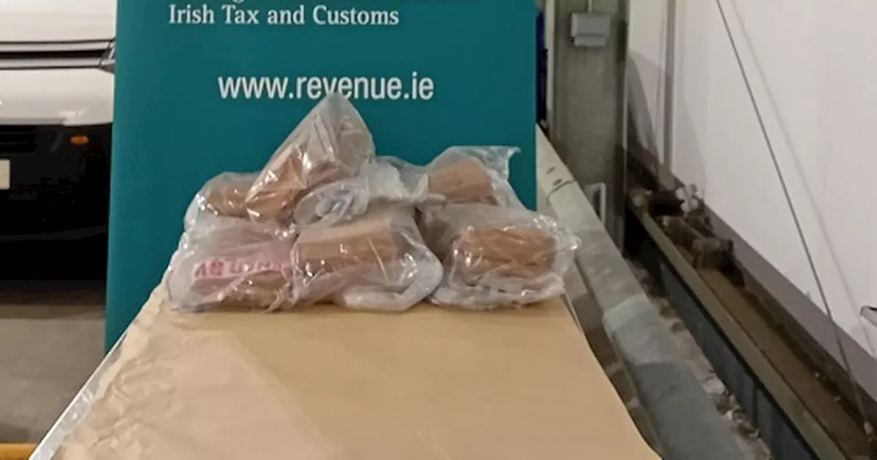 Revenue seize 13kg of cocaine worth almost €1 million at Rosslare Europort