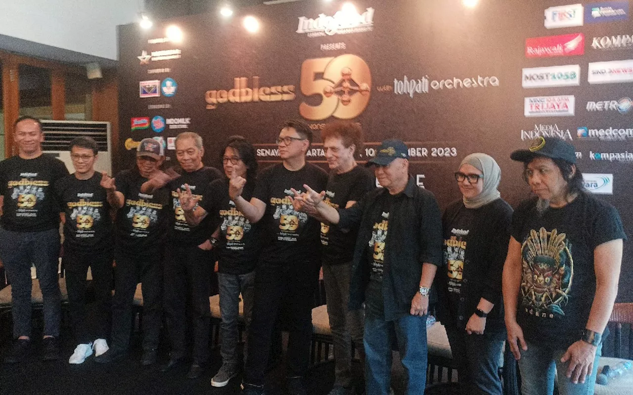 God Bless Gelar Konser Emas 50 Tahun, Memadukan Musik Rock dengan Iringan Orchestra