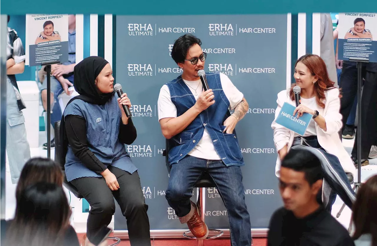 Vincent Rompies Hadir Sebagai Duta Lebat di Event Hairxhibition